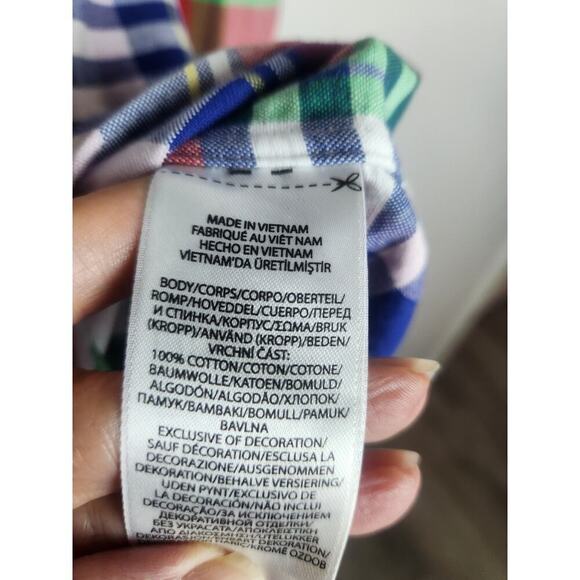 Ralph Lauren Mens Button Down Shirt sz XLT  plaid preppy Academia flesh pony - Picture 5 of 9